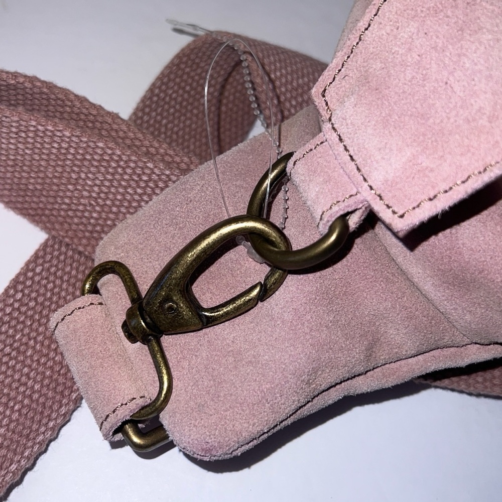 Free people Hudson sling bag dusty mauve pink new without tags never used - Picture 10 of 15